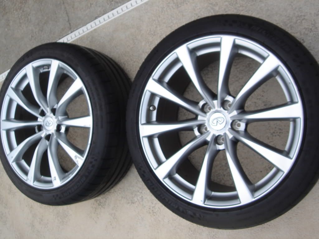 Infiniti G37S 19'' OEM Wheels & Michelin Pilot Super Sport Nissan