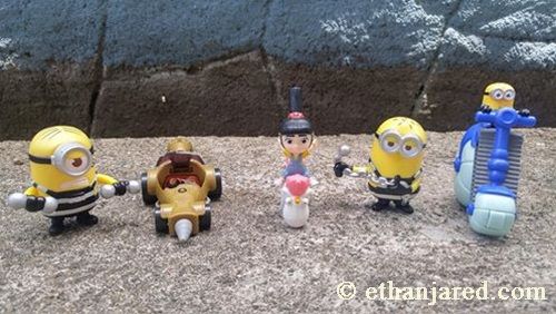 Hapy Meal Toys 2017 ~ Despicable Me 3! minions, toys, collections, happy meal toys