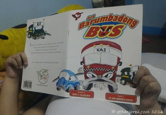 off the shelf: ang barumbadong bus books, my favorite things, kids reading, reading