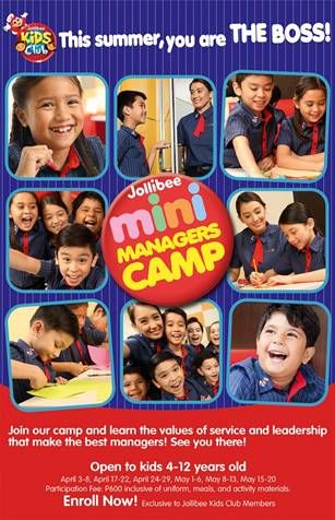 Jollibee Opens Its Doors To Kid Managers This Summer announcement, children, summer, best things to do this summer, summer activities for children