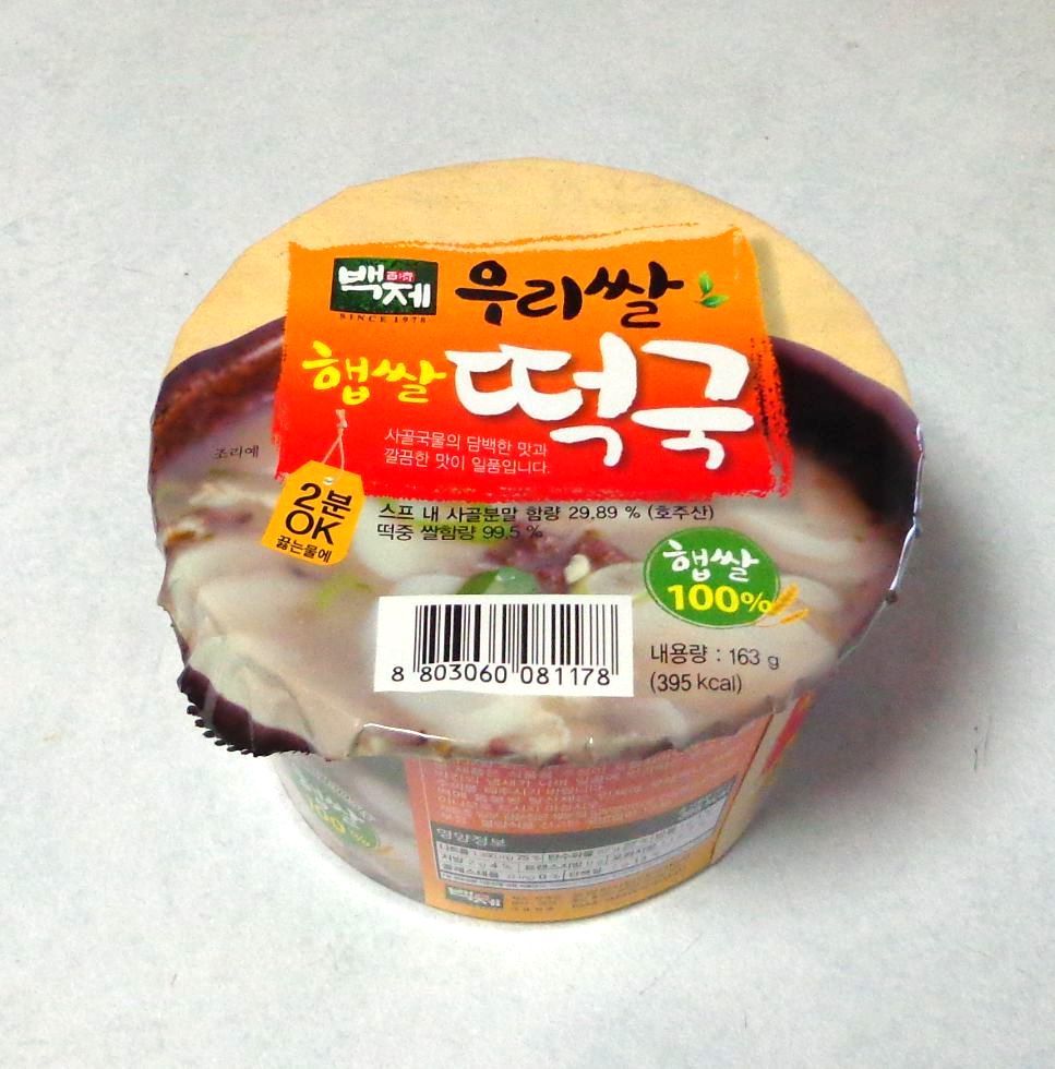 Baekje Instant Rice Cake Soup