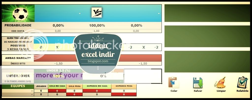 FT Matches Exceli İndir