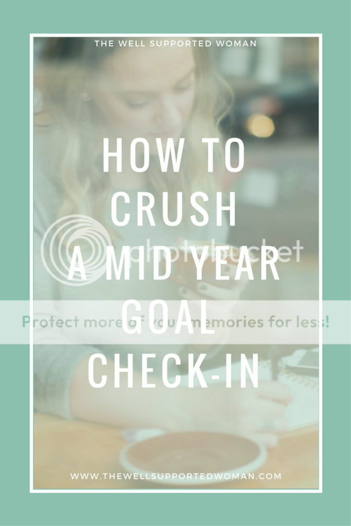 Download a free worksheet designed by a life coach to help you do a mid year check-in on your goals!