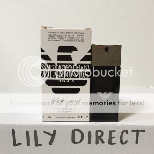 Amazon Com Giorgio Armani Emporio Armani Diamonds Black Carat Eau De Toilette Spray For Men 1 7 Ounce Colognes Beauty